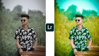 Blue and yellow Tone Lightroom Photo Editing Tutorial // Lightroom Editing //