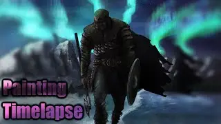 Wandering Warrior Painting timelapse