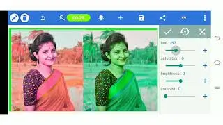 How To Joint Picture Editing Green Background changing stylish Colors Effect