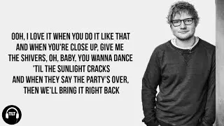 Ed Sheeran - Shivers (Lyrics)