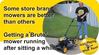 Brute mower with a Quantum motor carb repair