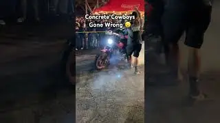 Motorcycle Stunt Show Gone Wrong 😮
