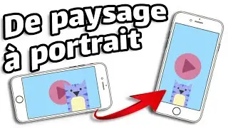 Horizontal video in vertical format