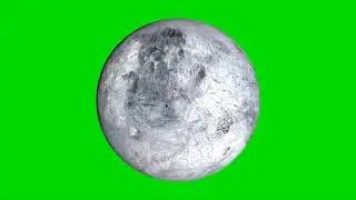 Green Screen Fictional Planet Eris 360 Degree HD LOOP