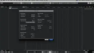 02 Cubase  - Project setup & basic preferences