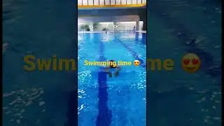 😍🥰 Enjoying Moment in swimming 🏊‍♀️ 🏊‍♂️ Pool 👍😘