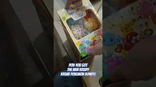 POV: New Krispy Kreme Pokemon Donuts 🍩 
