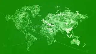 green screen world map for presentation | world map green screen | animated world map background Hd