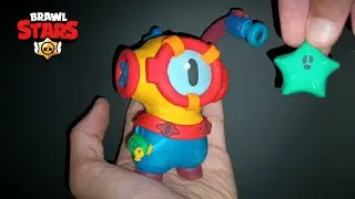 Making brawl stars Otis - clay art