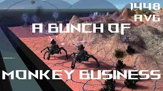 Tight Environments 5v5 Custom on LOPKACH | Supreme Commander FAF Cast #480