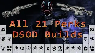 Payday 2 - DSOD Build Showcase for all 21 Perk Decks