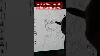 Dibuje a Wednesday Addams en 10 minutos!