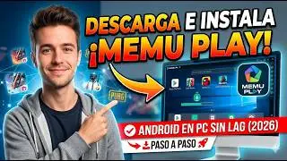 Cómo DESCARGAR e INSTALAR MEmu Play en PC (2026) | Emulador de Android de ALTO RENDIMIENTO
