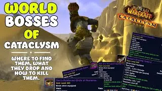 The 5 bosses of Cataclysm that drop PRE RAID BIS | Cataclysm Classic