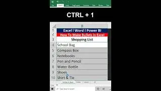 ☺☺How to Add Bullets in Excel | 5 Ways to Add Bullet Points in Excel 