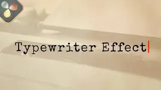 Create Typewriter Effect and Blinking Cursor in DaVinci Resolve|FREE Template|Fusion Tutorial