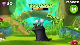 Best Fiends 😅 new android game, match and damage snails in the garden