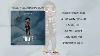 Travis Scott x Future x Lil Baby (Construction Kits + Midi) Trap Sample Pack 2021