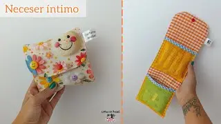 Neceser íntimo súper práctico 🧵| Patrón gratis 😊 #neceser #diy