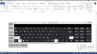 Word 2013  - Aula 05- Trabalhando com Fontes I