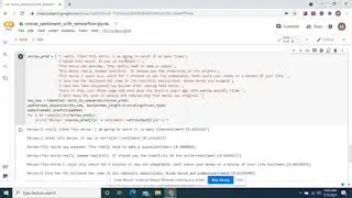 Part 1 Basic Natural Language Processing with Tensorflow for Sentiment Analysis. See next video.