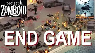 RESCUE US from burning SPRINTERS | Project Zomboid Wolf Extraction Mod! FINAL