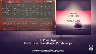 Free Diva Synth Presets | Vicious Antelope - Purple Arps