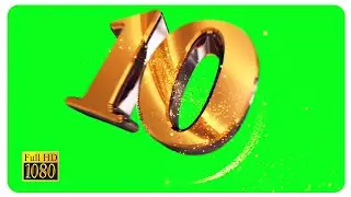 New year 2023 green screen Text effect & Countdown 