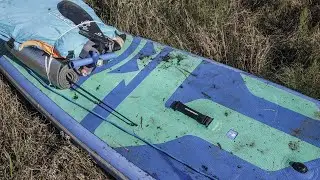 Дичь на старте. Неманский сплав на сапборде 1