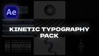 Kinetic Typography Pack for After Effects – Full Editable Templates