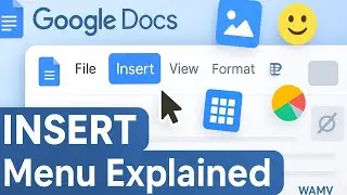 How to Use the INSERT Menu in Google Docs Like a Pro 💡