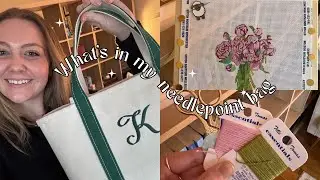 What's in my needlepoint bag | Needlepoint supplies for beginners