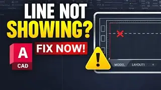 AutoCAD Line Not Showing While Drawing in Layout | Fix AutoCAD Layout Problem  