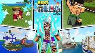 Top 3 BEST One Piece Mods For Minecraft PE [1.26+] | Devil Fruit Addons! 🔥🏴‍☠️