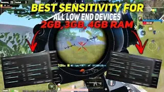 Best Sensitivity For All Low End Device || Bgmi montage low end device ⚡ || Bgmi best sensitivity 🚀🗿