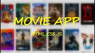 Movie App with html css and js with source code