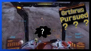 Elite Dangerous Thargoid Scouts pursuing the Orthrus Interceptor