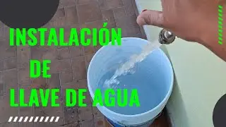 Como colocar una llave de Agua