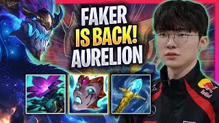 FAKER IS BACK TO KOREA SOLOQ WITH AURELION SOL! - T1 Faker Plays Aurelion Sol vs Ahri! | Season 2024