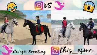 Recreating This Esme's Instagram photos on Star Stable! I Georgia Eventing