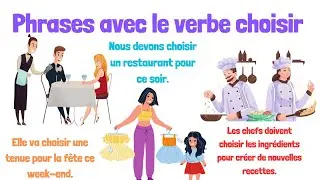 Phrases avec le verbe choisir pour s'exprimer facilement en français.