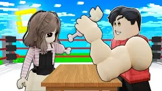 Wetzkie Vs Lyn Arm Wrestling in Roblox!