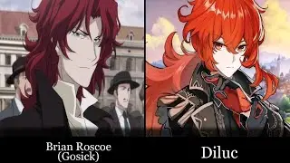 Anime characters similar to Genshin Impact characters| Anime vs Genshin Impact