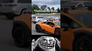 13 Year Old car...😂😮 #cars #carvideos #lamborghini