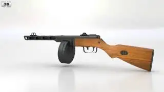 PPSh-41 3D model by 3DModels.org