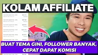 BUAT KOLAM AFFILIATE INI‼️ BISA DAPAT KOMISI SHOPEE AFFILIATE TIAP HARI✅️