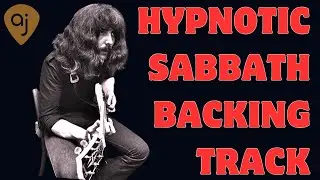 🎸 Hypnotic Black Sabbath Style Guitar Backing Track | 4 MINUTE BUILD (E Minor)
