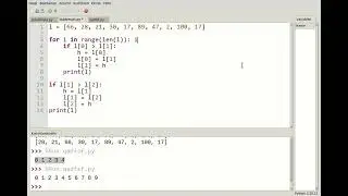 Bubblesort mit Python