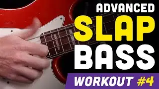 🎸 Advanced Slap Bass Workout #4: Hyperactive Funk!🔥