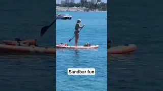 Peanut Island sandbar on a friday #wpb #westpalmbeach